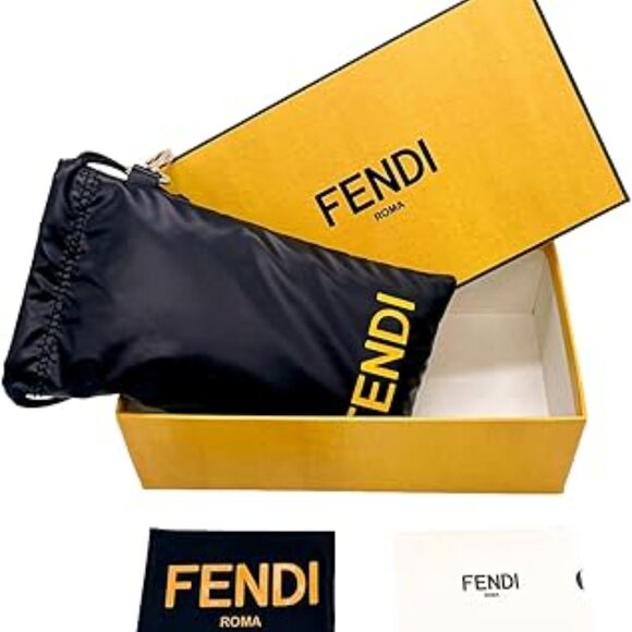 NEW FENDI SUNGLASSES, UNISEX GRAY EYEWEAR FENDI - Picture 5 of 5